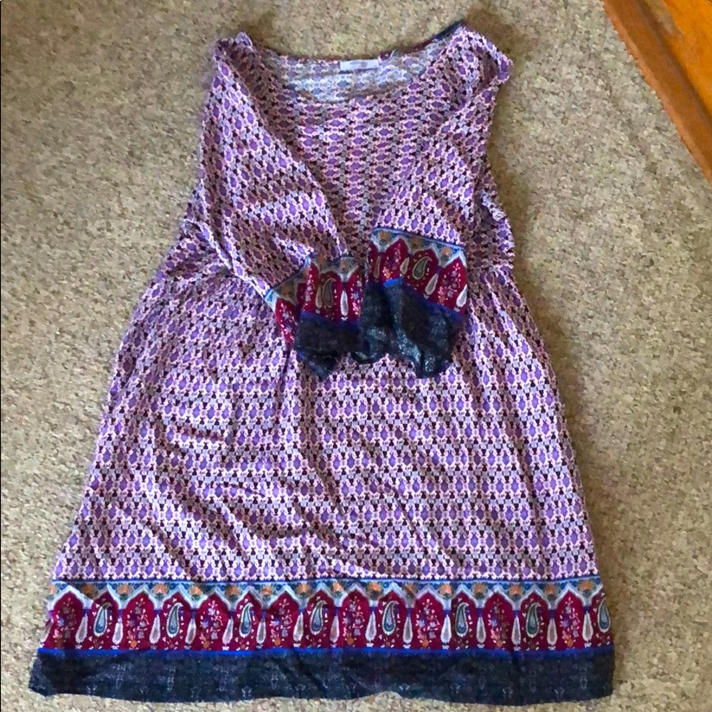 3/4 sleeve pattern dress